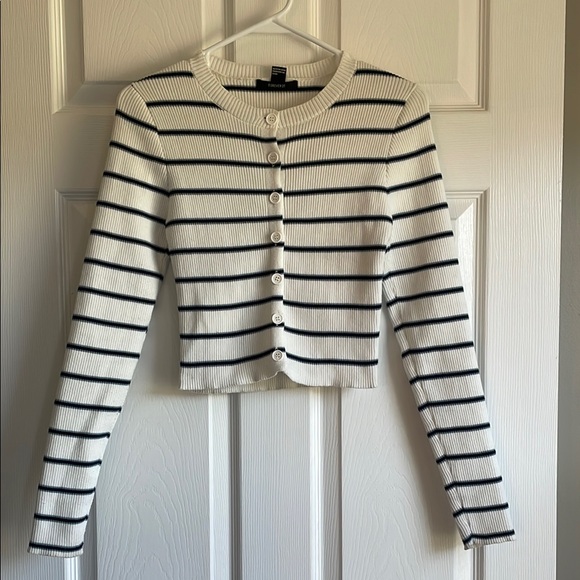 Forever 21 Sweaters - Forever 21 Button Down Ribbed Sweater